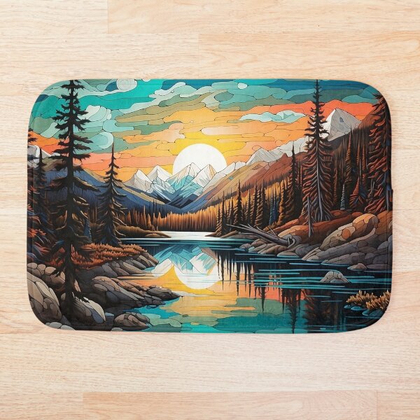 Item preview, Libro color Montañas - Arte digital designed and sold by SnoopyTF.