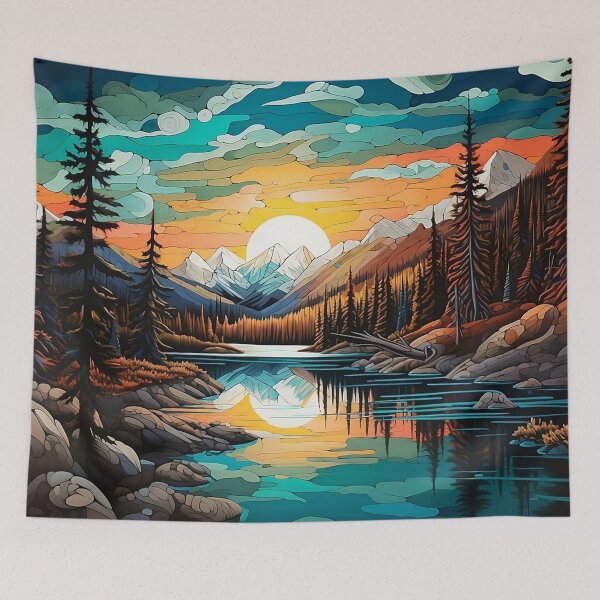Item preview, Color book Mountains - Digital Art designed and sold by SnoopyTF.