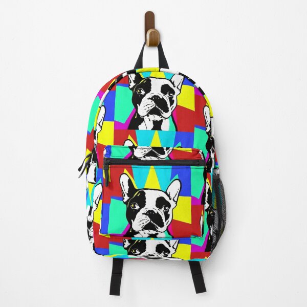 Item preview, French bulldog pop art - Frenchie - funky punky designed and sold by TheRubberOnion.