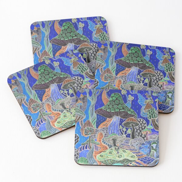 Item preview, Paintings of the mushrooms field designed and sold by fishtower.