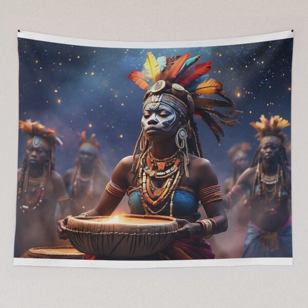 Item preview, Reverence for Spirits: African Tribal Magic" designed and sold by HendAhabib.