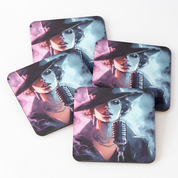 Item preview, Neo Noir Jazz Singer American Woman [Watercolor] designed and sold by RESToRAPTOR.