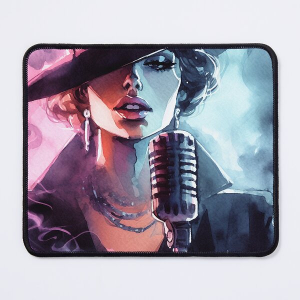 Item preview, Neo Noir Jazz Singer American Woman [Watercolor] designed and sold by RESToRAPTOR.