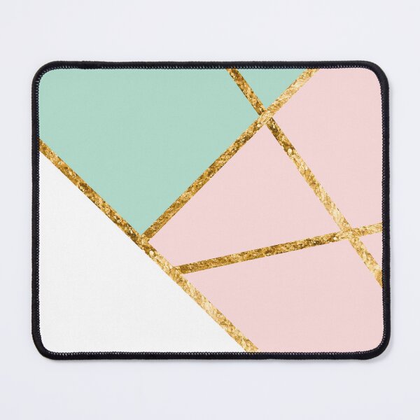 Item preview, Blush, Mint, White Geo with Gold #1 #minimal #decor #art  designed and sold by Anita's & Bella's Art.