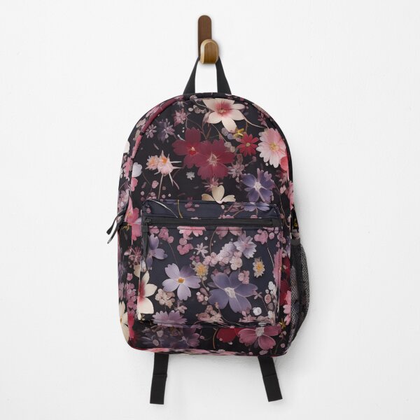 Item preview, Enchanted Garden: Floral Explosion on Dark Background - Blossoms and Botanicals Design designed and sold by David Balzen.