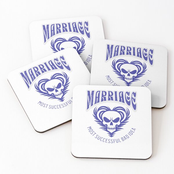 Item preview, Marriage is a Bad Idea designed and sold by AnalajiaDesigns.