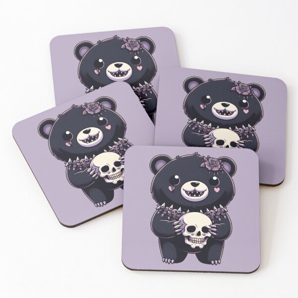 Item preview, Gothic Creepy Bear designed and sold by ArtadoraDesignz.