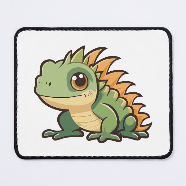 Item preview, Mango the Cute Iguana designed and sold by Heavy-Umbrella.