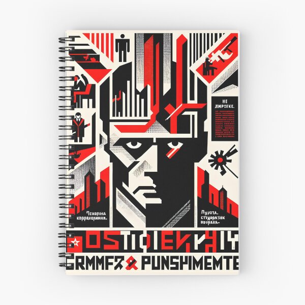 Item preview, Crime and Punishment Vintage Communist Poster designed and sold by Sovietmovies.