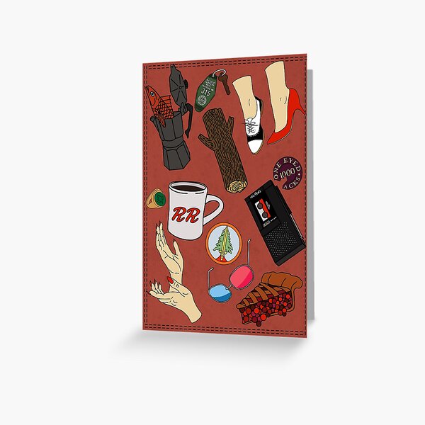 Artikel-Vorschau von Twin Peaks Kunstdruck im Flash-Stil, designt und verkauft von KatBull.