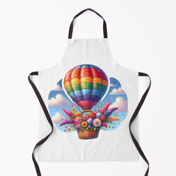 Item preview, Floral Hot Air Balloon Stickers designed and sold by mymagicstoreus.