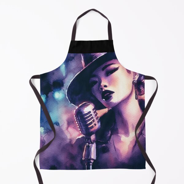 Item preview, Neo Noir Asian Jazz Singer Woman [Watercolor] designed and sold by RESToRAPTOR.