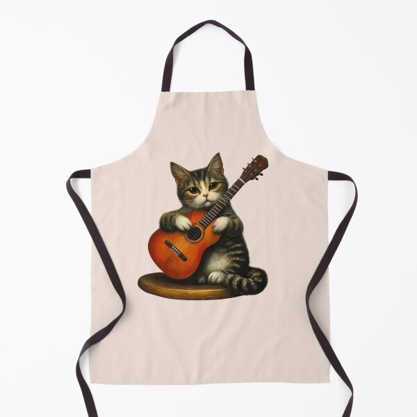 Item preview, Cat With Guitar designed and sold by Myra365Art.