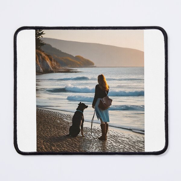Item preview, Woman with her dog designed and sold by Hussein Afif.