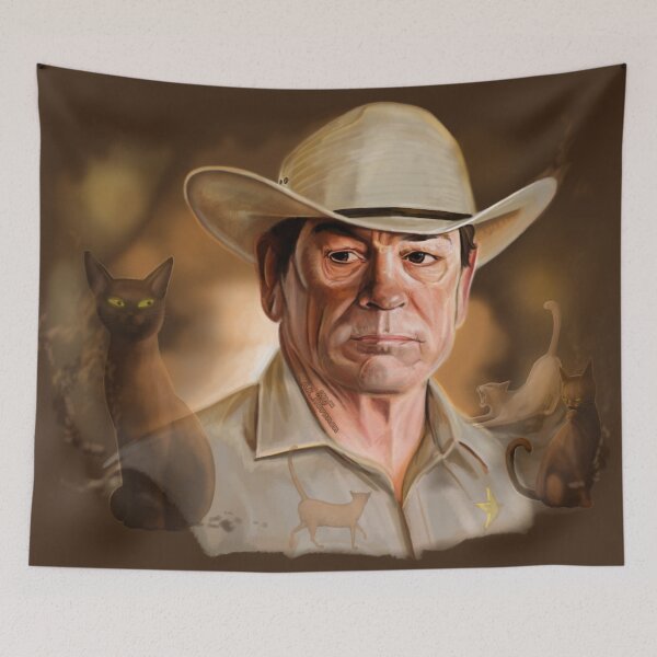 Item preview, No Country For Old Men Malerei 2 of 2 designed and sold by AK-Hevonen.