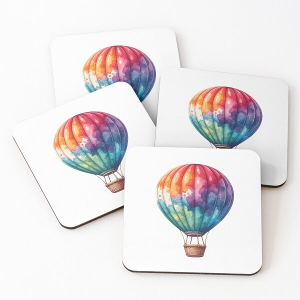 Item preview,  Colorful Hot Air Balloon Stickers designed and sold by mymagicstoreus.