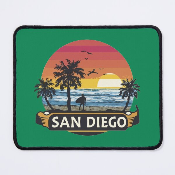 Item preview, San Diego California, Sunset Beach - A Tropical Paradise designed and sold by CircinusStore.