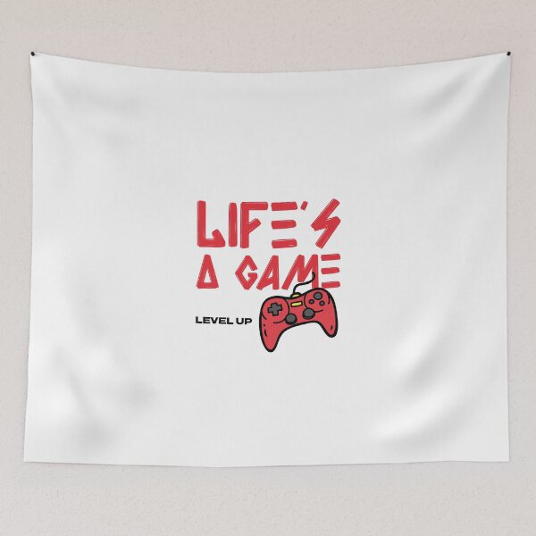 Item preview, Life's a Game, Level Up designed and sold by APACreative.