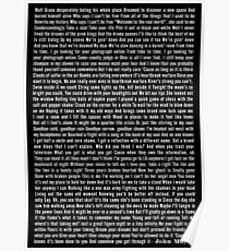 John Mayer Lyrics Poster