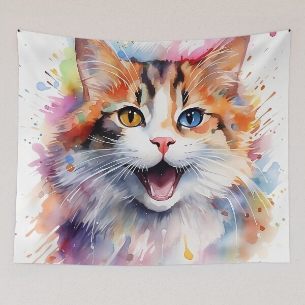 Item preview, Water Color Cat - Digital Art designed and sold by SnoopyTF.