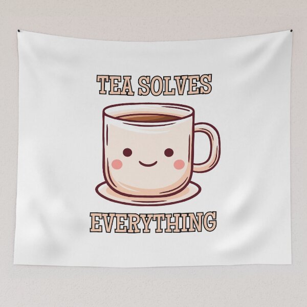 Item preview, Tea Solves Everything !! Funny Quote Magnets designed and sold by CornerStore007.