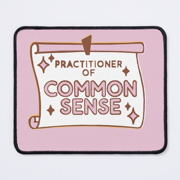 Item preview, Practitioner of Common Sense-Pink designed and sold by HerbalBlue.