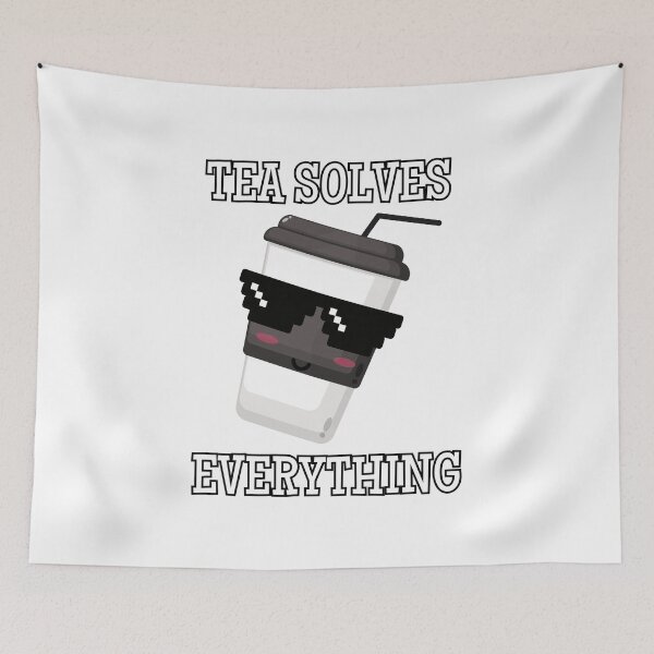 Item preview, Tea Solves Everything !! Funny Quote Magnets designed and sold by CornerStore007.