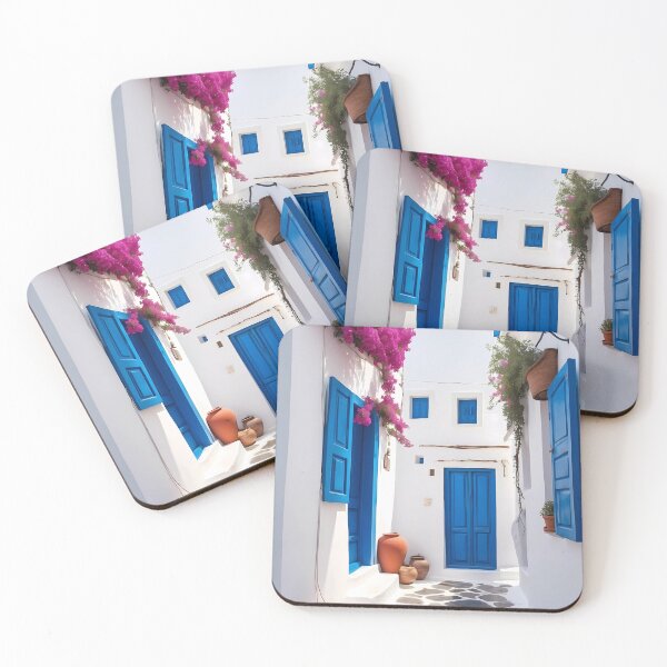 Item preview, Santorini Splendor: Whitewash and Blue designed and sold by Vitalka-uk.