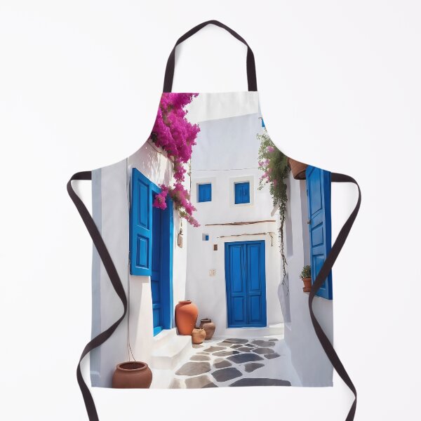 Item preview, Santorini Splendor: Whitewash and Blue designed and sold by Vitalka-uk.