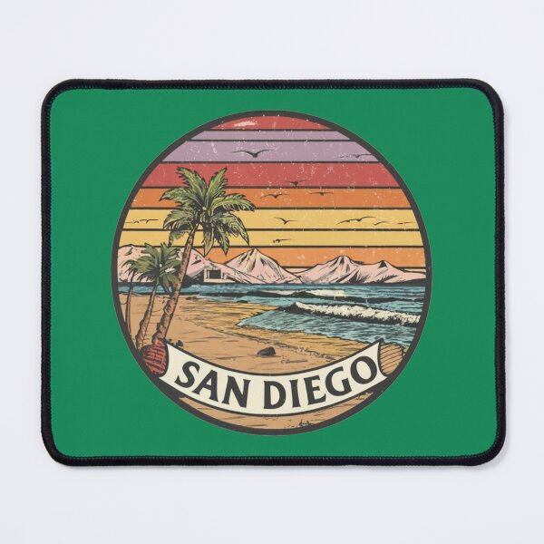 Item preview, Sunset in San Diego California - A Colorful Illustration designed and sold by CircinusStore.