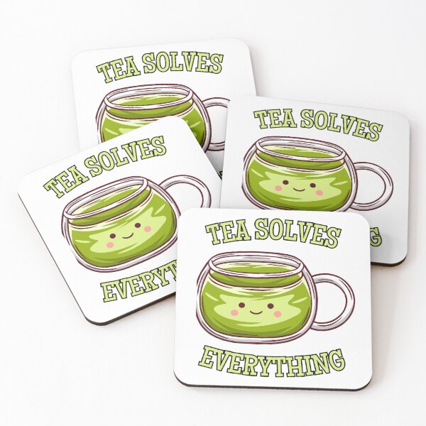 Item preview,  Tea Solves Everything !! Funny Quote Magnets designed and sold by CornerStore007.