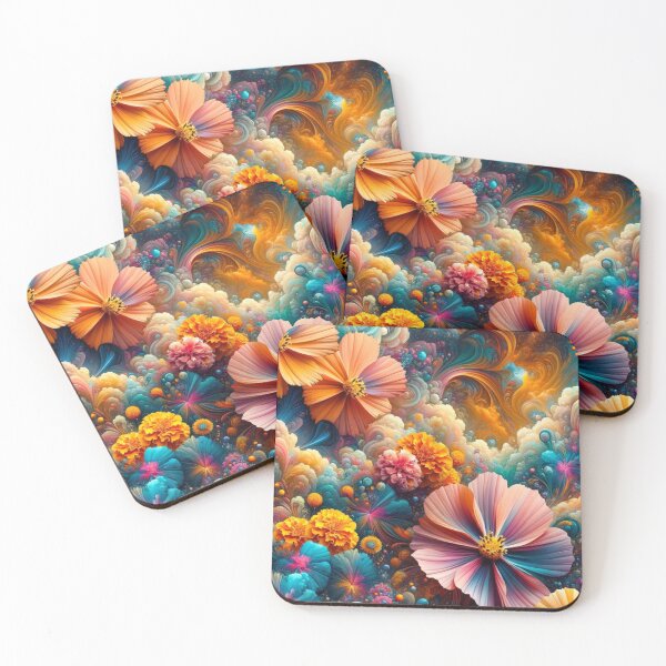 Item preview, Cosmic Bloom Marigold & Cosmos Fusion designed and sold by NAFDesigns.