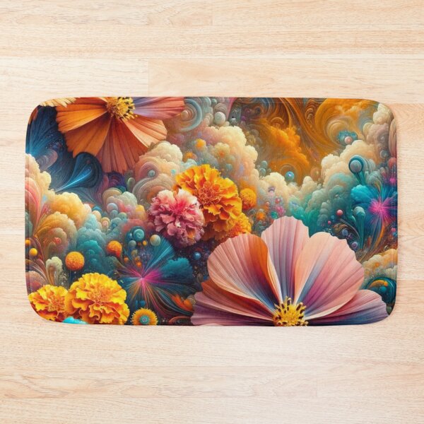 Item preview, Cosmic Bloom Marigold & Cosmos Fusion designed and sold by NAFDesigns.