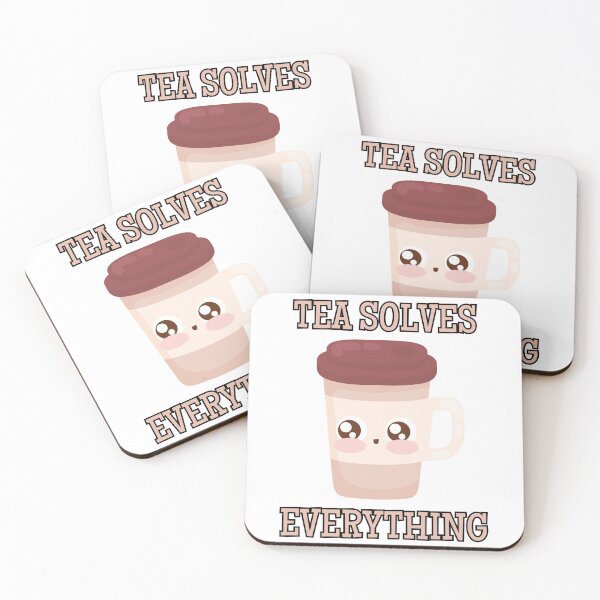 Item preview, Tea Solves Everything !! Funny Quote Magnets designed and sold by CornerStore007.