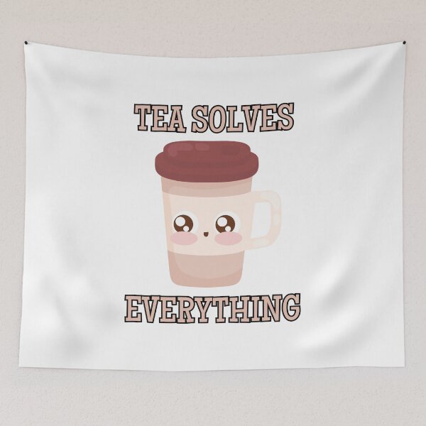 Item preview, Tea Solves Everything !! Funny Quote Magnets designed and sold by CornerStore007.
