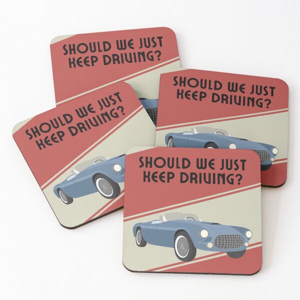 Item preview, should we just keep driving? - vintage car  designed and sold by martii528.