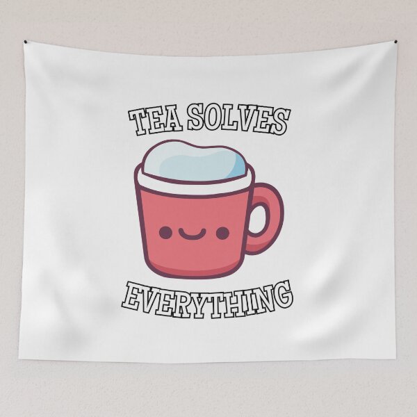 Item preview, Tea Solves Everything !! Funny Quote Magnets designed and sold by CornerStore007.