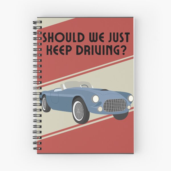 Item preview, should we just keep driving? - vintage car  designed and sold by martii528.