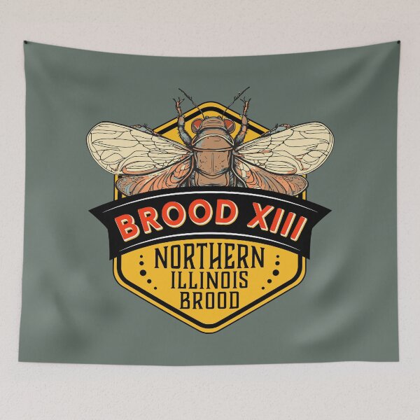 Item preview, Cicadas Brood XIII The Northern Illinois Brood designed and sold by AntiqueImages.