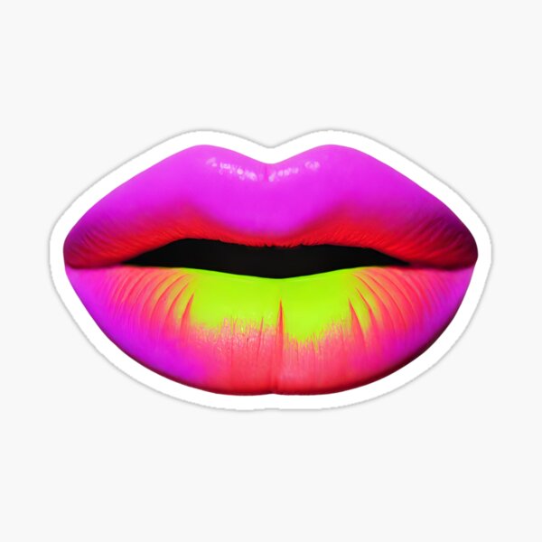 Item preview, Neon Fluorescent Lips designed and sold by MarzenaKa.