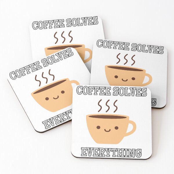Item preview, Coffee Solves Everything !! Funny Quote Magnets designed and sold by CornerStore007.