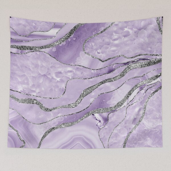 Item preview, Lavender Agate Silver Glam #1 (Photo of Glitter Only - Not Reflective) designed and sold by Anita's & Bella's Art.
