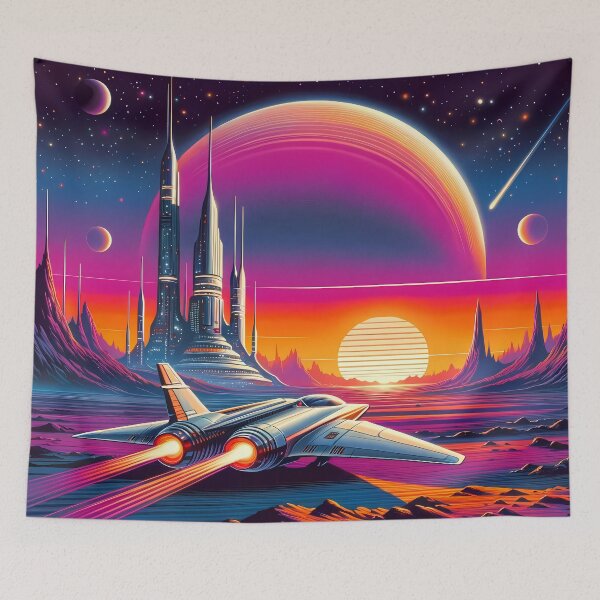 Item preview, Galactic Odyssey at Dawn designed and sold by LivingArtClips.