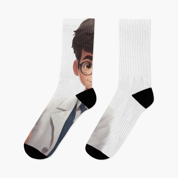 Item preview, Nerdy cartoon sticker designed and sold by lnfluitive.