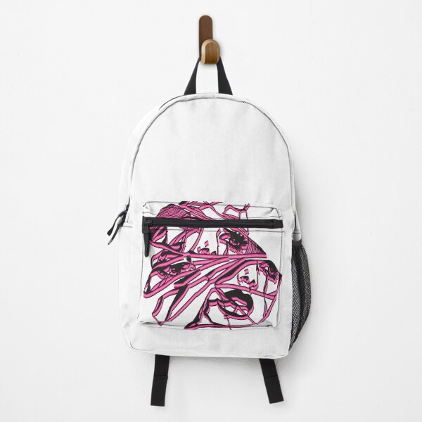 Item preview, PINK Broken Hearted Trippy Line Art designed and sold by Mackenzie "Kenzie" Janveaux.