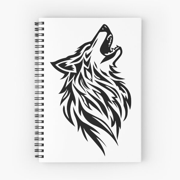 Item preview, Howling Wolf Tribal Tattoo designed and sold by CosmicAnomaly.