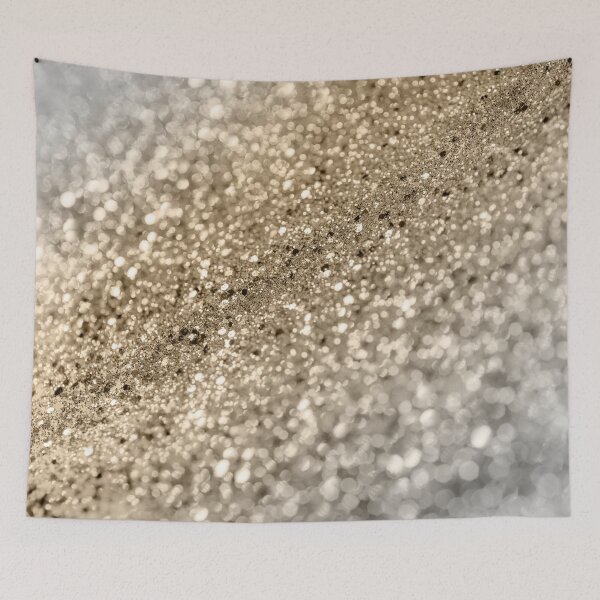 Item preview, Gold Silver Bokeh Glam #1 (Photo of Glitter Only - Not Reflective) designed and sold by Anita's & Bella's Art.