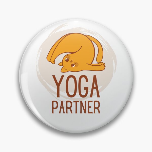 Item preview, Yoga Partner Funny Cat designed and sold by Blendedtees.