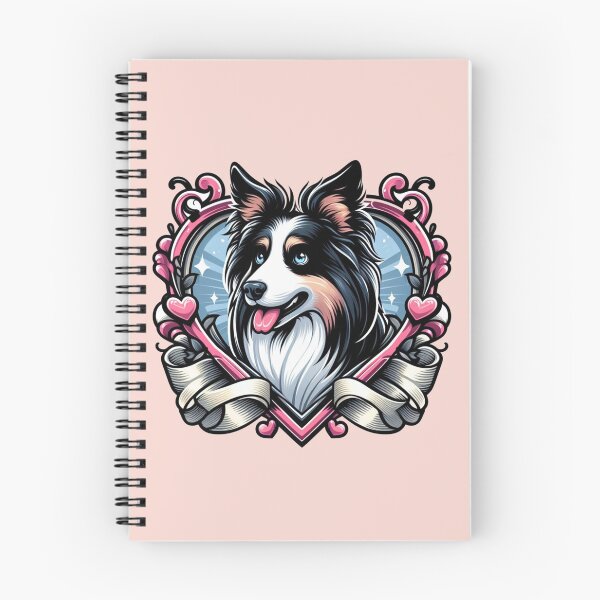 Item preview, Border Collie Tri Color Fancy Herding Dog Valentine's Day Hearts designed and sold by CoffeeIsATrip.