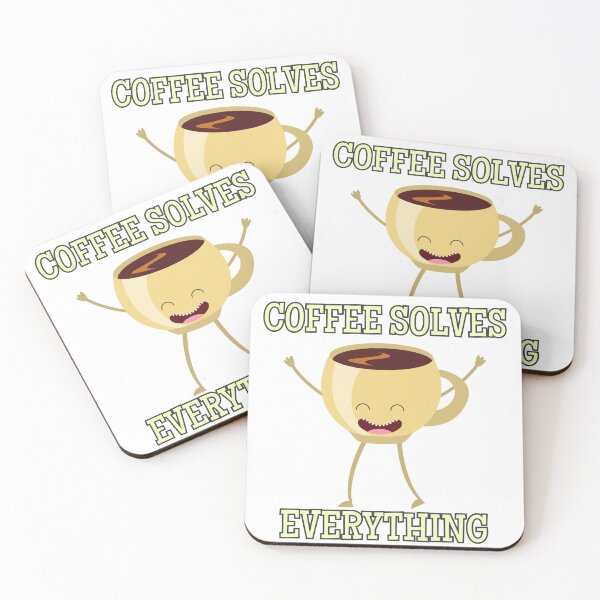 Item preview, Coffee Solves Everything !! Funny Quote Magnets designed and sold by CornerStore007.